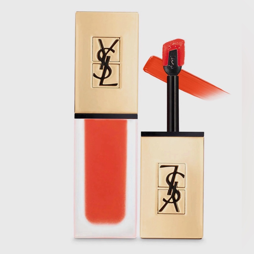 YVES SAINT LAURENT YSL TATOUAGE MATTE LIP STAIN 17 UNCONVENTIONAL CORAL